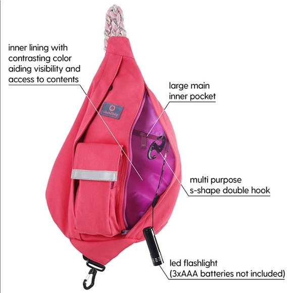 ubun2bag Rope Sling Crossbody Bag - Backpack - Picture 5 of 8